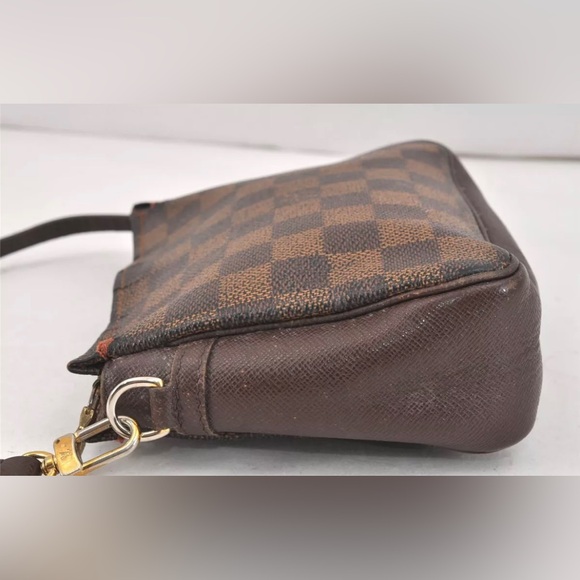SOLD Authentic Mini Damier Ebene Trousse Make Up Bag Pochette - Picture 11 of 14